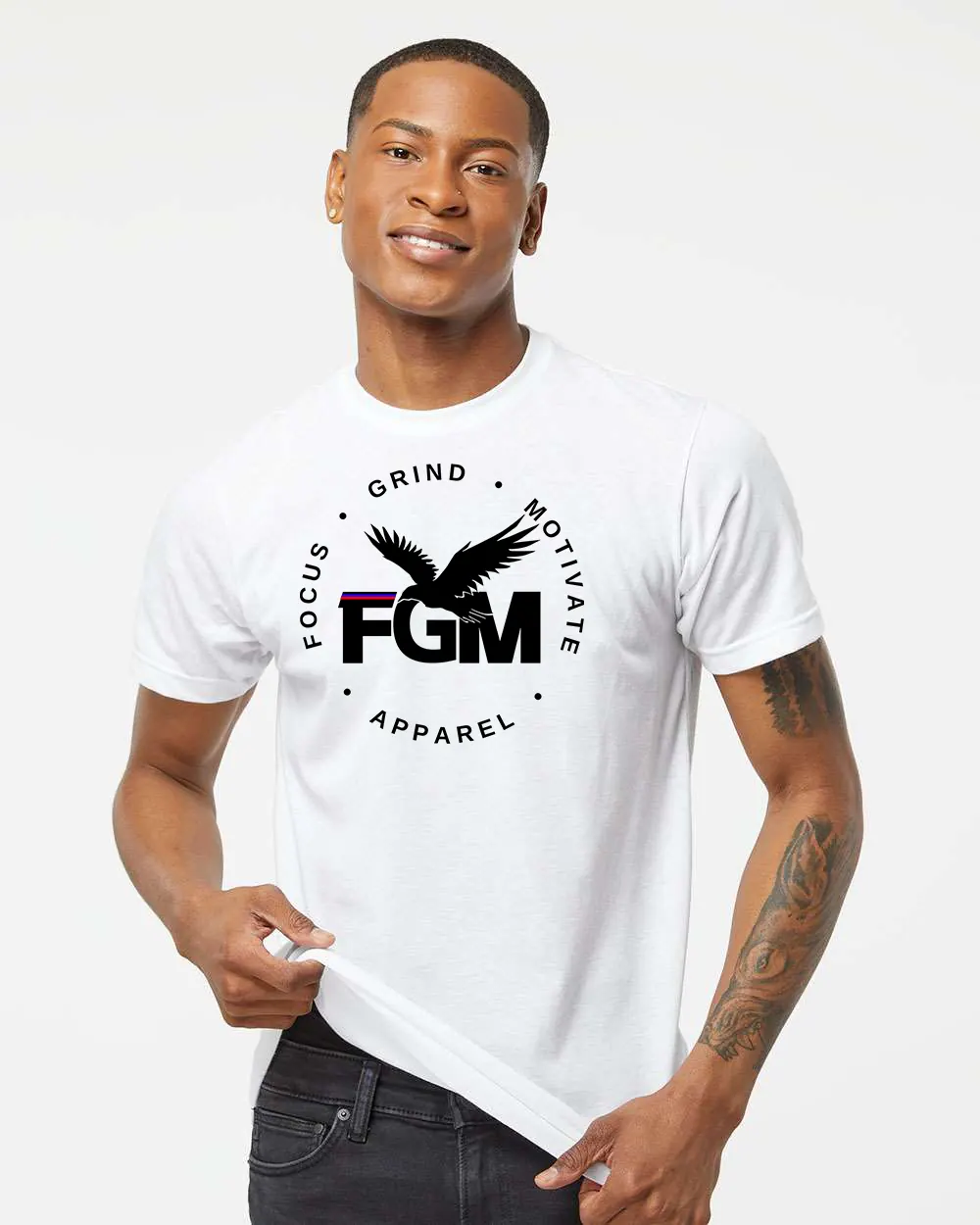 Classic Focus Tee — White