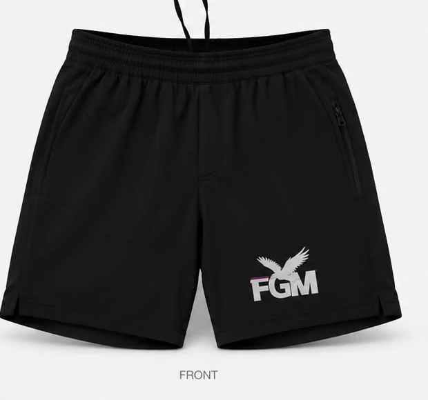 FGM Athletic Shorts — Black